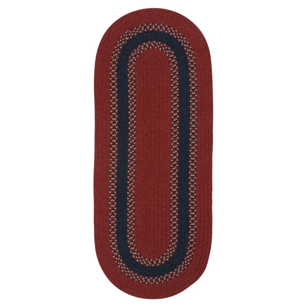 Colonial Mills CI77 Corsair Banded Runner  - Red 30"x192"